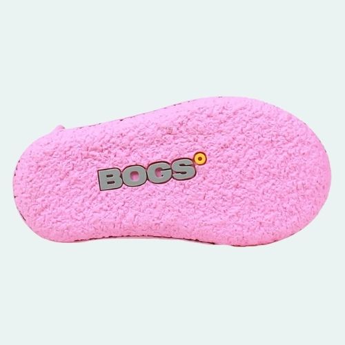 BOGS FARM GREY/PINK INSULATED WASHABLE WARM WELLIES BOOTS 722981 GREY MULTI