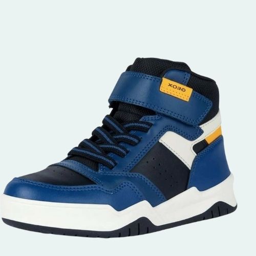 GEOX ANKLE BOOT J PERTH J367RF 0FE8V C4B2V BLUE MULTI