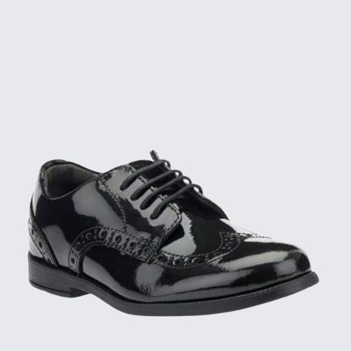 START RITE BROGUE PRI BLACK PATENT
