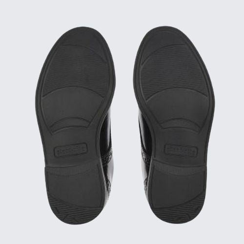 START RITE BROGUE PRI BLACK PATENT