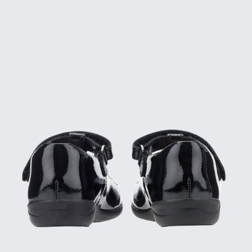 START RITE POPPY BLACK PATENT