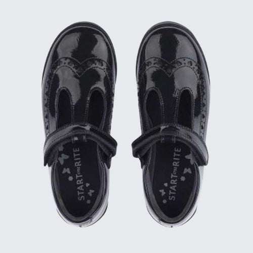 START RITE LEAPFROG BLACK PATENT