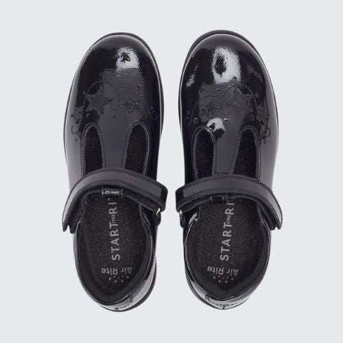 START RITE STAR JUMP BLACK PATENT
