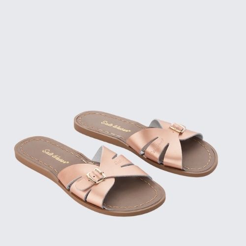 SALT WATER SWC SLIDES ROSE GOLD