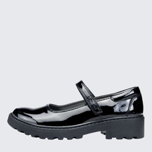 GEOX CASEY J6420P 000HH C9999 BLACK PATENT
