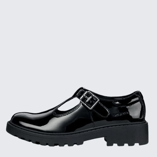 GEOX CASEYJ8420E 000HH C9999 BLACK PATENT