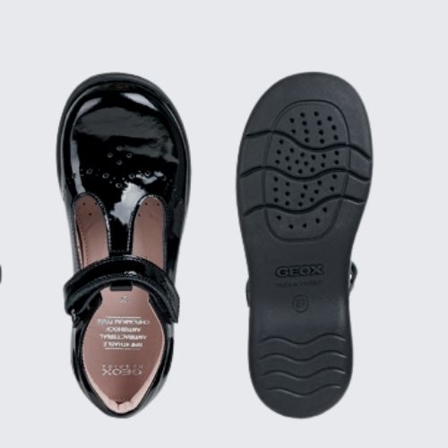 GEOX NAIMARA J16FHB 00066 C9999 BLACK PATENT