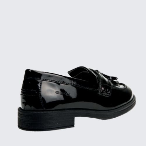 GEOX JR AGATA J4449A 00066 C9999 BLACK PATENT