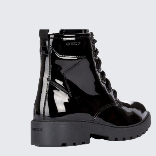 GEOX CASEY J9420G 000HH C9999 BLACK PATENT