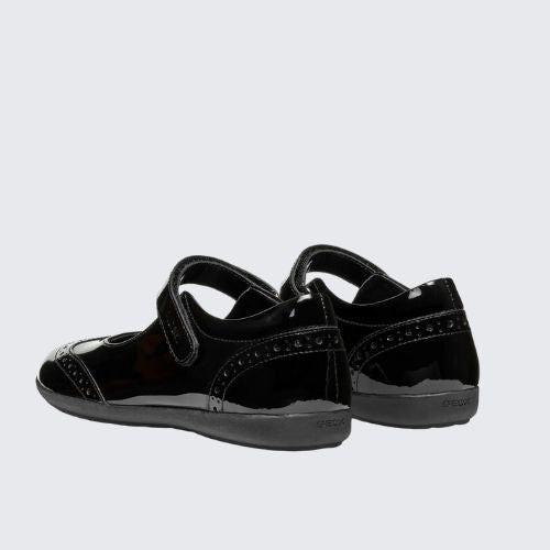 GEOX IBERIDE J46MDH 00066 C9999 BLACK PATENT