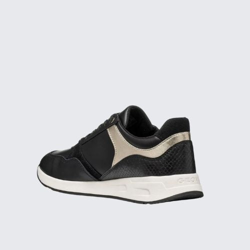GEOX D36NQB 085AR C9999 BLACK+GOLD