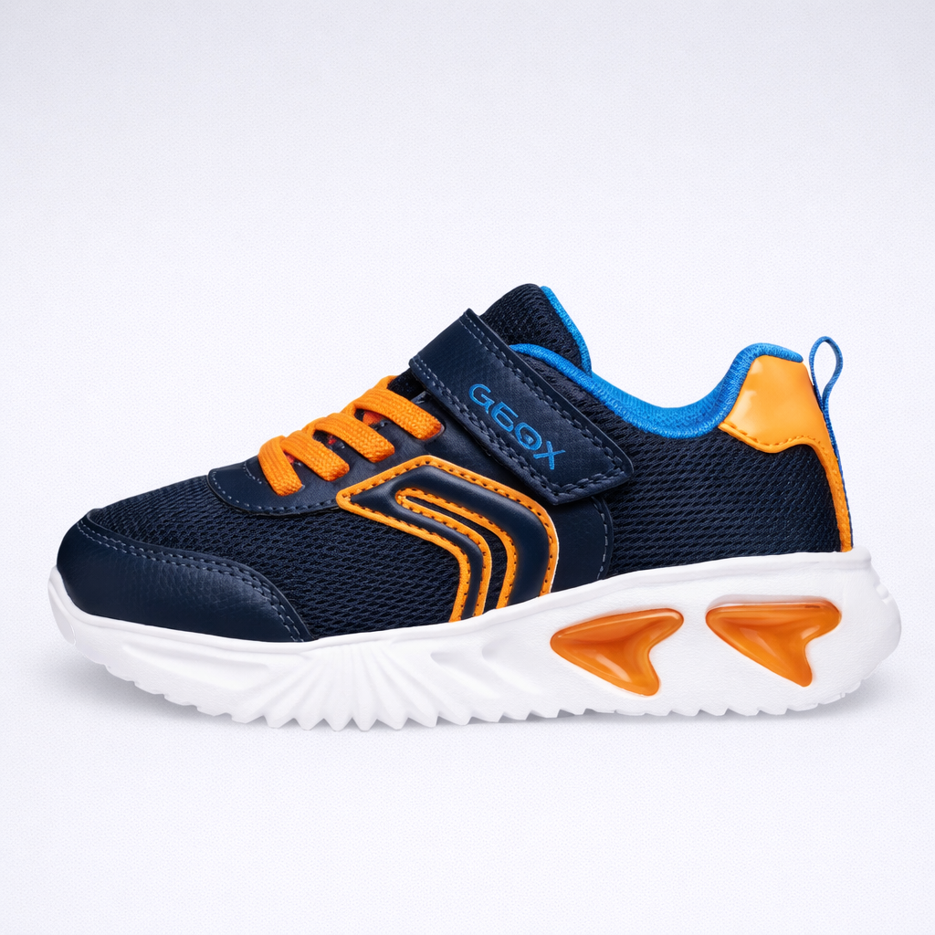 Geox J45dzc 014Ce C0820 NAVY+ORANGE