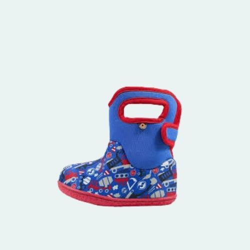 BOGS CONSTRUCTION BOOTS 724621 BLUE+RED