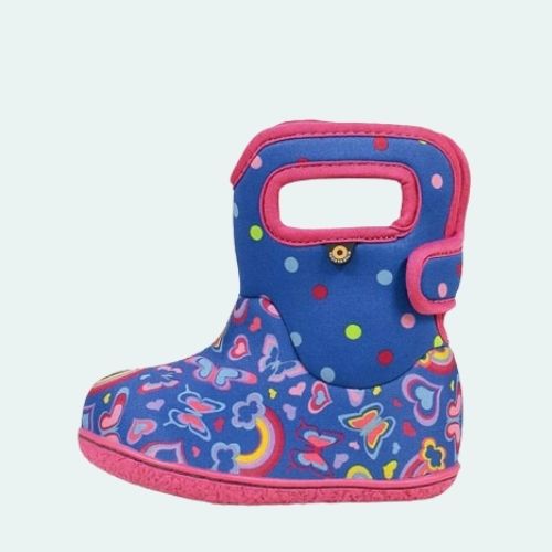 BOGS RAINBOW 724651 BLUE+PINK