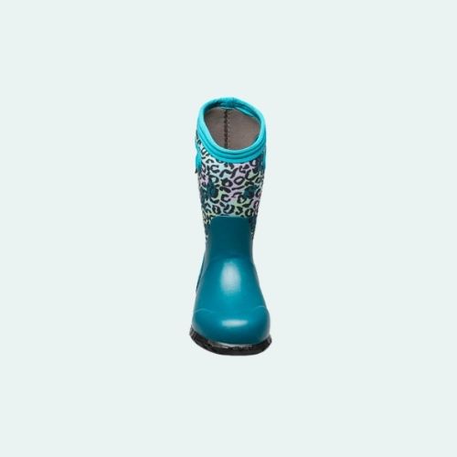 BOGS K YORK LEOPARD 72735 TEAL MULTI