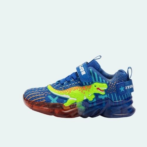 BULL BOYS T-REX BOYS LIGHT UP RUNNERS DNAL3212 ROYAL MULTI