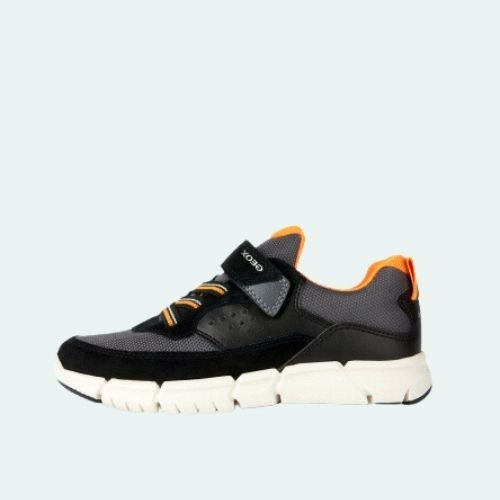 GEOX FLEXYPER J359BB 0FU22 C0038 BLACK+ORANGE