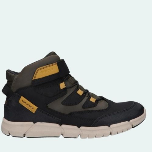 GEOX J169XA 032ME J FLEXYPER BOY B ABX C0054 BLACK-YELLOW