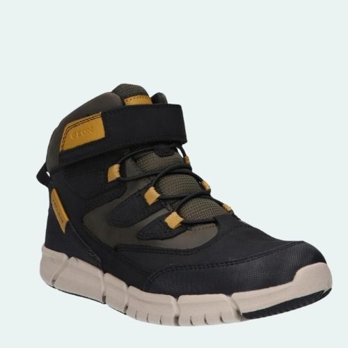 GEOX J169XA 032ME J FLEXYPER BOY B ABX C0054 BLACK-YELLOW