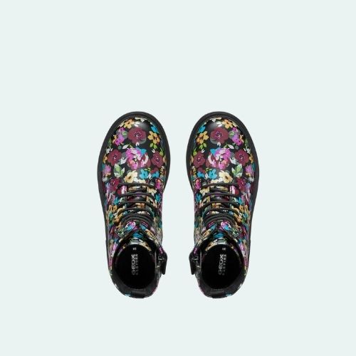 GEOX ECLAIR J049QD 00004 C9240 BLACK+MULTI