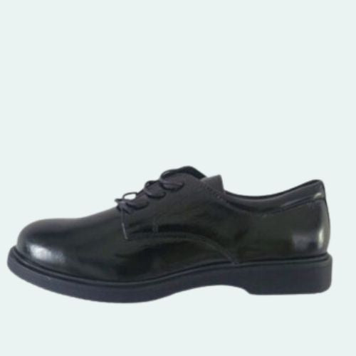 TT KIDS LARA LACE BLACK PATENT