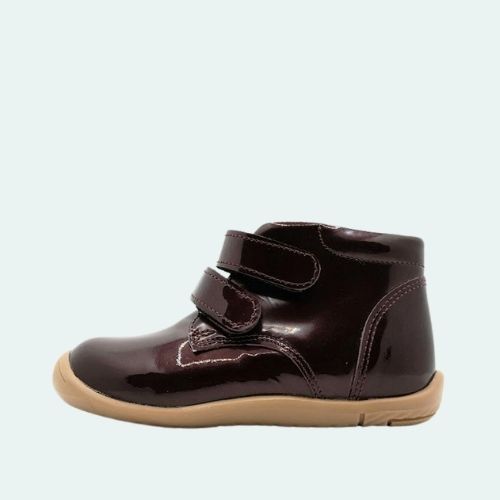 TT KIDS PETIT VELCRO BORDEAUX SHINY