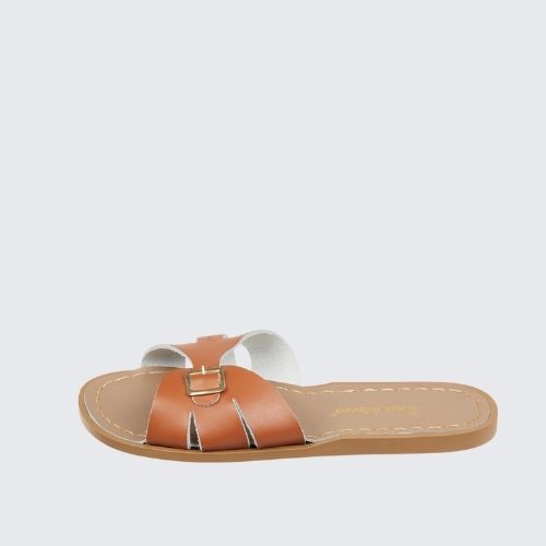 SALT WATER SWC SLIDES TAN