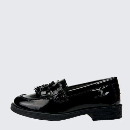 GEOX JR AGATA J4449A 00066 C9999 BLACK PATENT