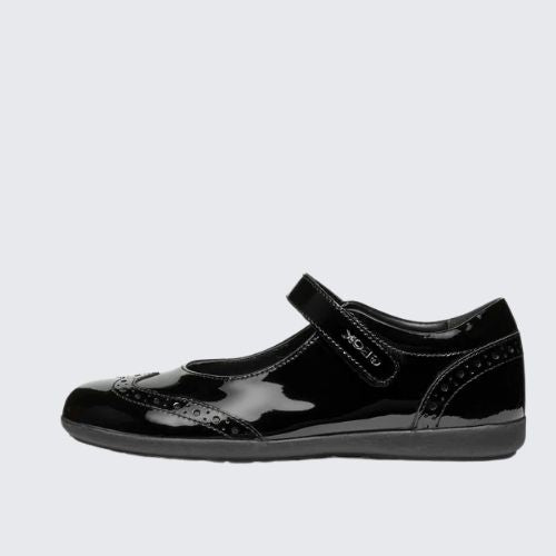 GEOX IBERIDE J46MDH 00066 C9999 BLACK PATENT