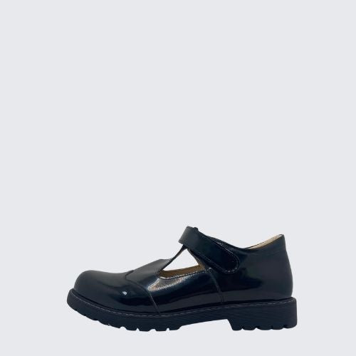 TT KIDS THISTLE  PLAIN BLACK PATENT