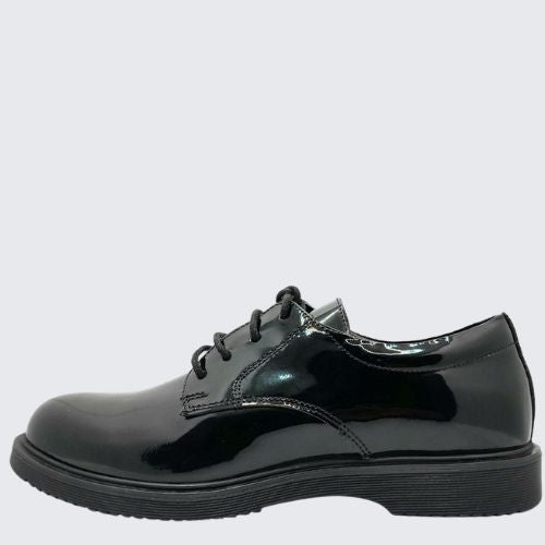 TT KIDS LARA LACE BLACK PATENT