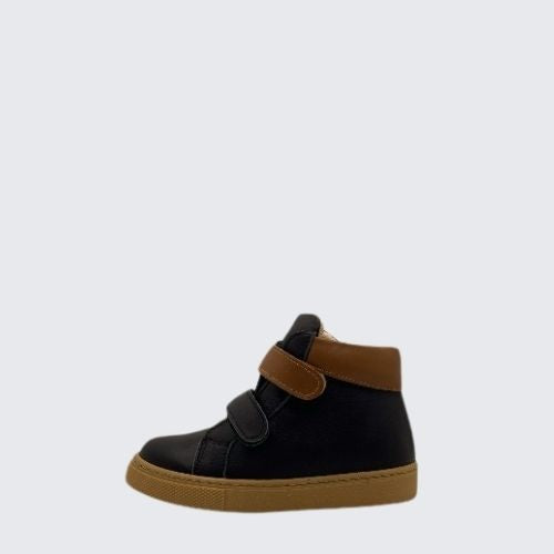 TT KIDS SONNY BOOT BLACK+BROWN