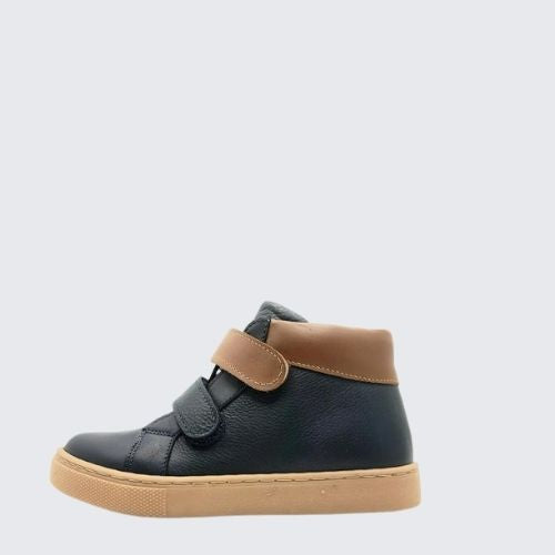 TT KIDS SONNY BOOT NAVY+BROWN