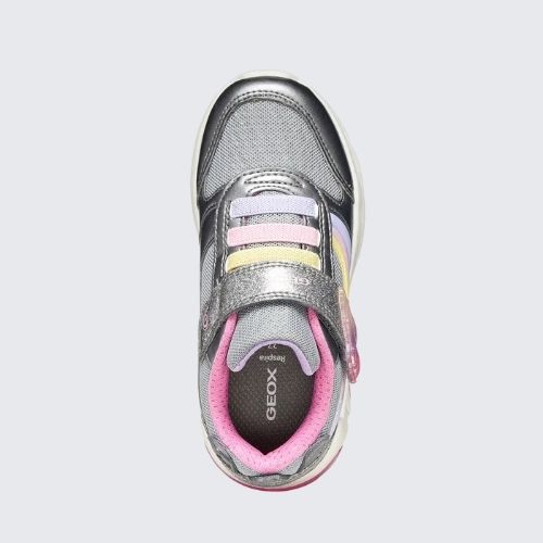 GEOX J55M4A 0AJGN C1239 SILVER/MULTICOLOUR