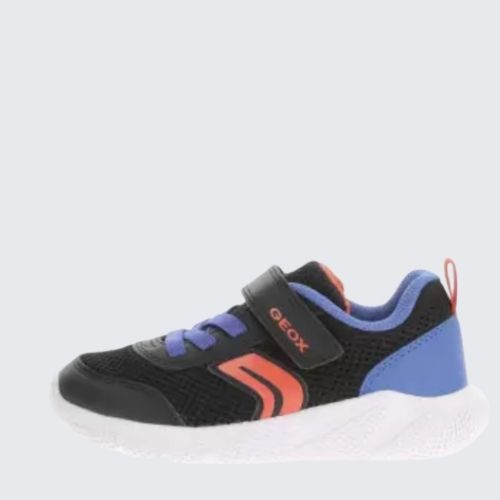 GEOX J36GBA 01454 C0245 BLACK/ROYAL