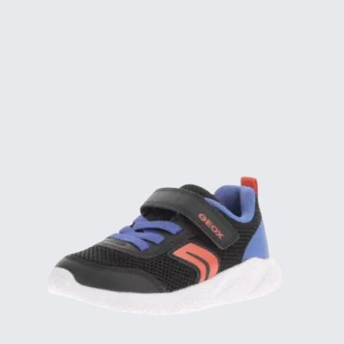 GEOX J36GBA 01454 C0245 BLACK/ROYAL
