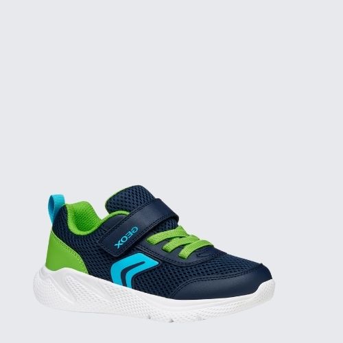 GEOX SPRINTYE J36GBA 01454 C0749 NAVY+LIME
