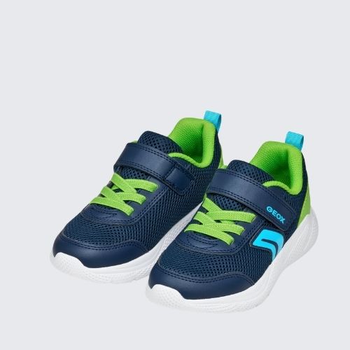 GEOX SPRINTYE J36GBA 01454 C0749 NAVY+LIME