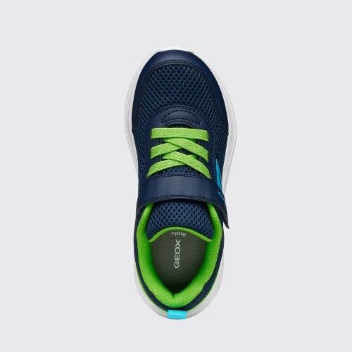 GEOX SPRINTYE J36GBA 01454 C0749 NAVY+LIME