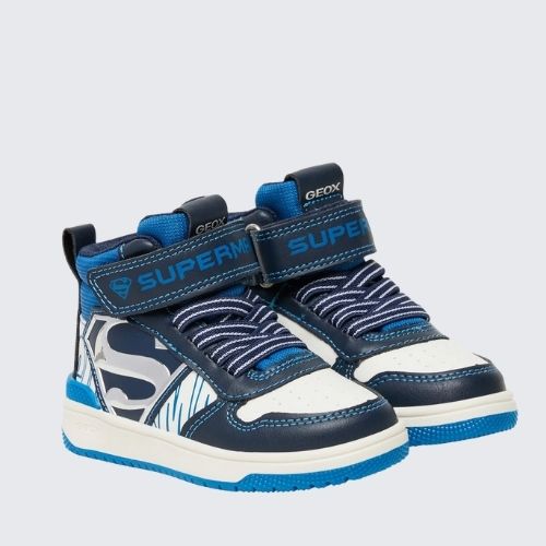 GEOX J56LQH 05411 C4211 NAVY+WHITE