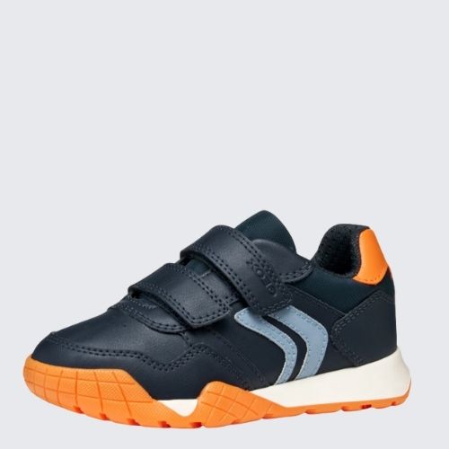 GEOX J56NEA 054FU C0659 NAVY+ORANGE
