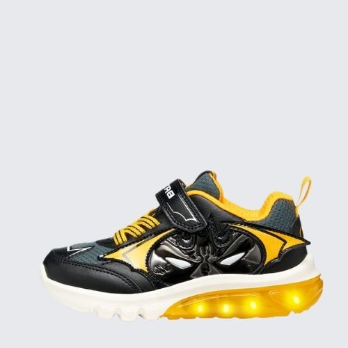 GEOX J56LBC 0BC14 C0054 BLACK+YELLOW