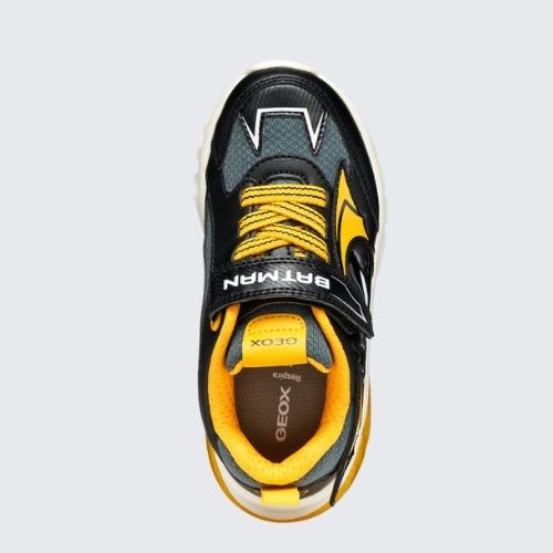 GEOX J56LBC 0BC14 C0054 BLACK+YELLOW