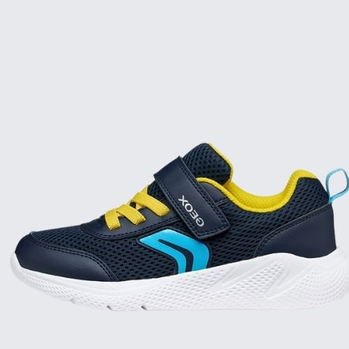 GEOX  J36GBA 01454 C0657 NAVY+YELLOW
