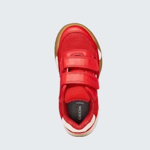 GEOX J56NEA 0BC14 C7V1M RED/IVORY