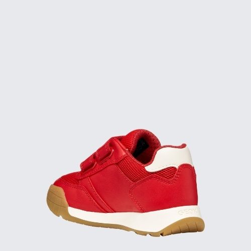 GEOX J56NEA 0BC14 C7V1M RED/IVORY