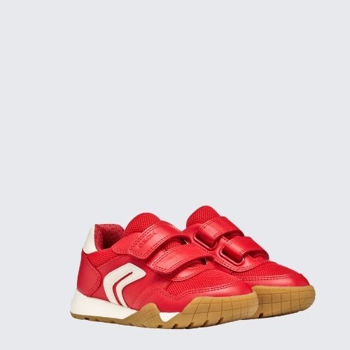 GEOX J56NEA 0BC14 C7V1M RED/IVORY