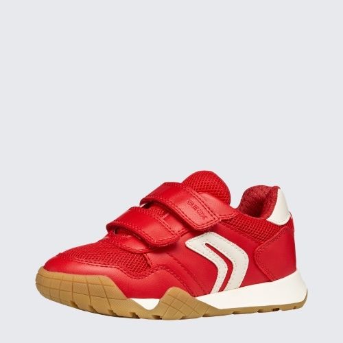 GEOX J56NEA 0BC14 C7V1M RED/IVORY