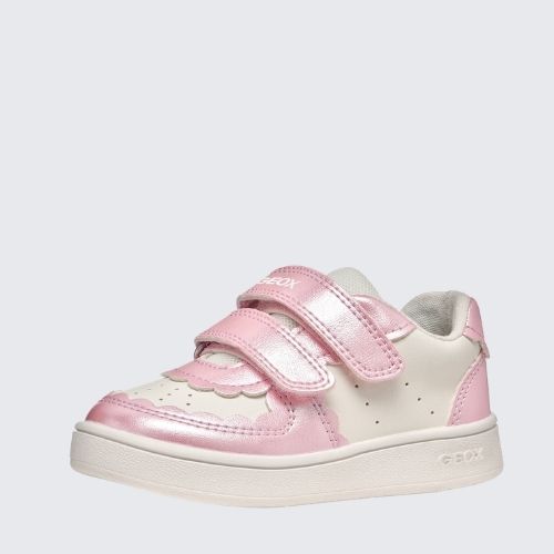 GEOX B555MA 054AJ C1364 WHITE+PINK
