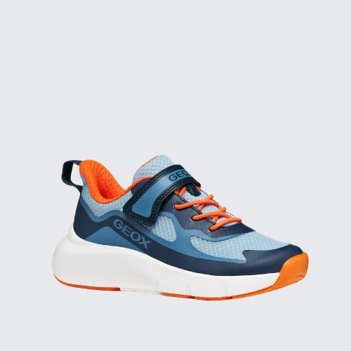 GEOX J65P7F 01454 C0659 NAVY+ORANGE